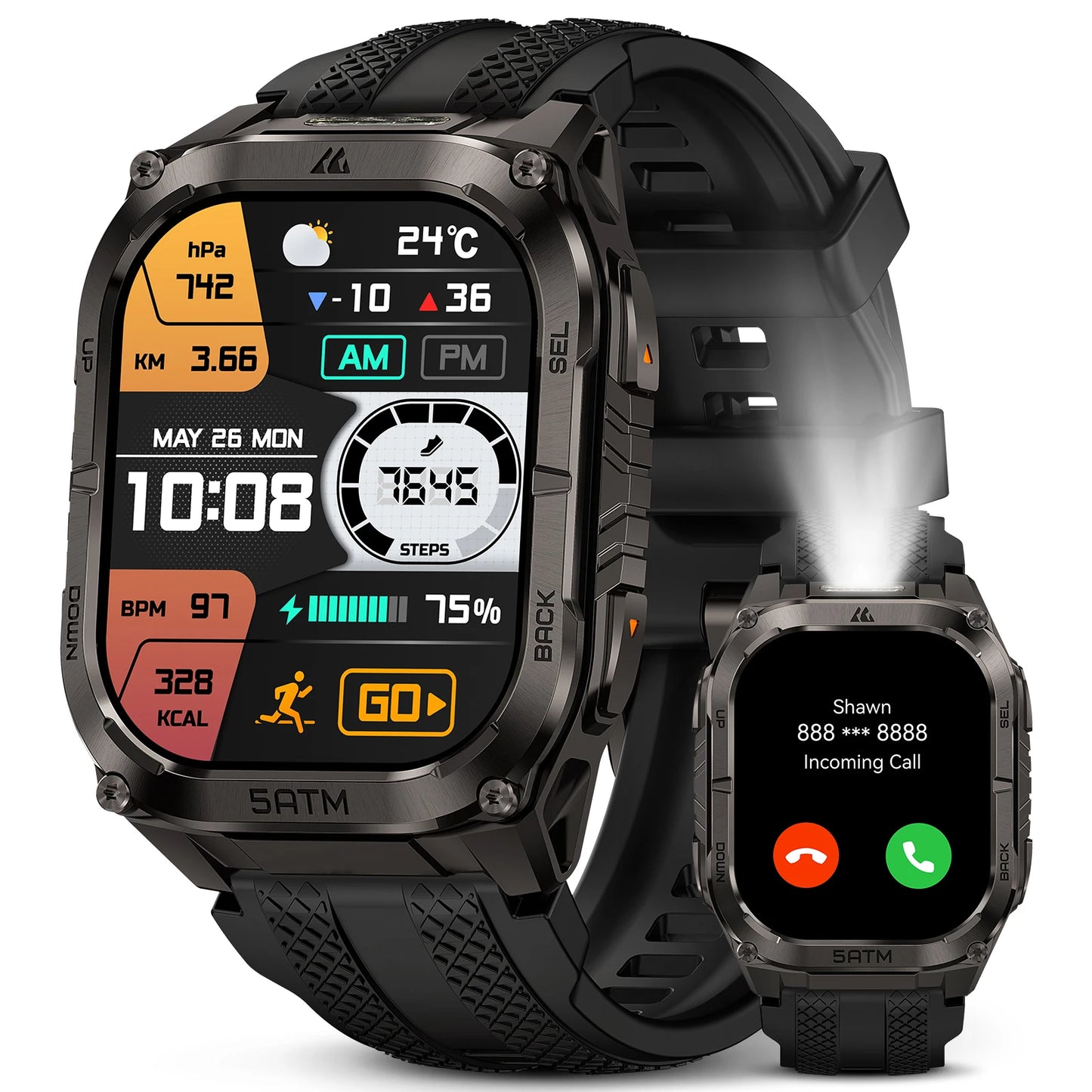 Kospet Tank M4C Advanced GPS Smartwatch For Men