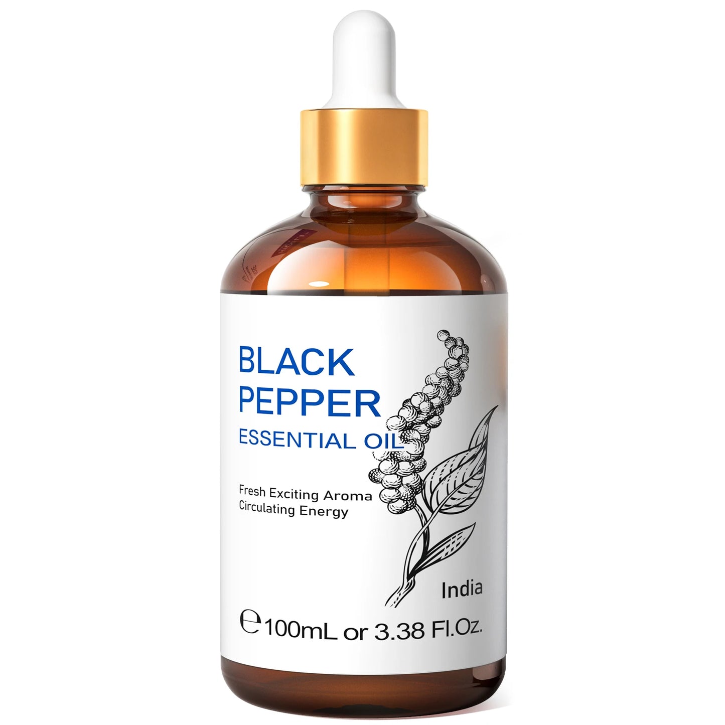 Hiqili 100% Pure Black Pepper Essential Oil For Diffuser Use