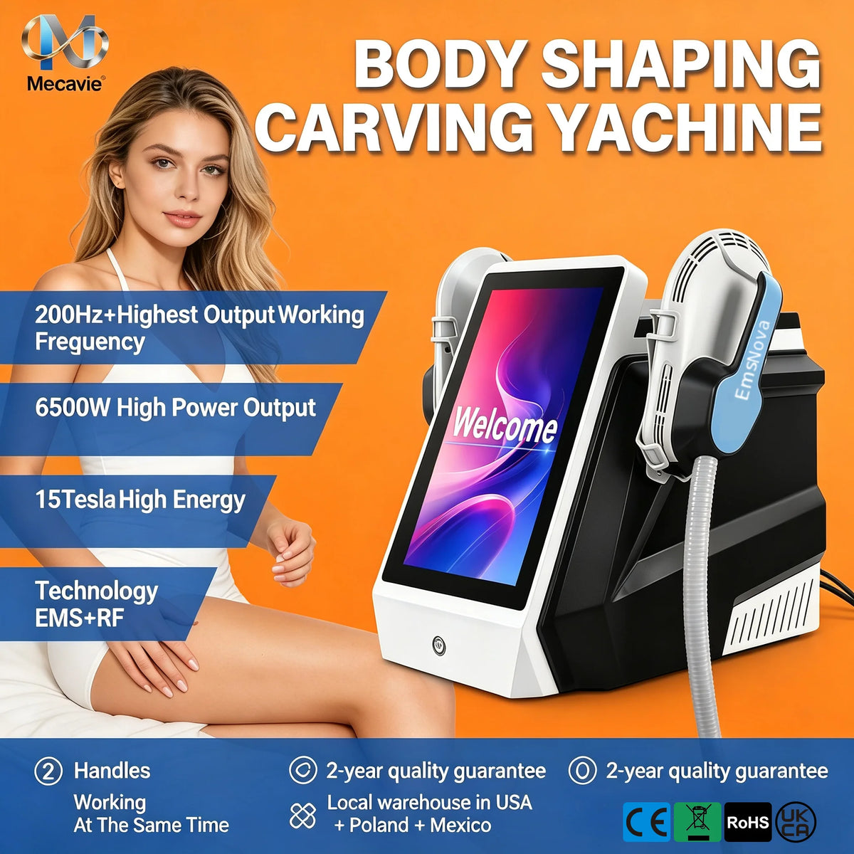 Emsnova Professional RF Body Sculpting Muscle Training Device