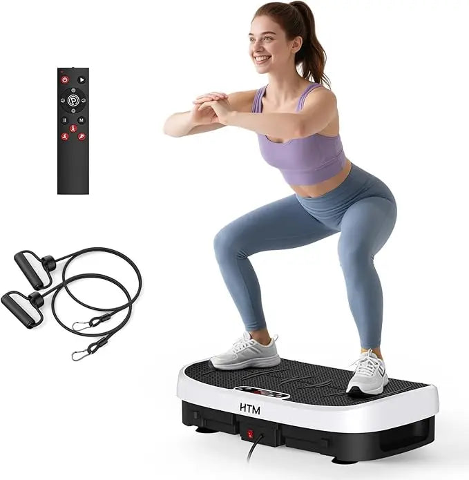 Vibration Plate Whole Body Exercise Machine With Bluetooth Remote