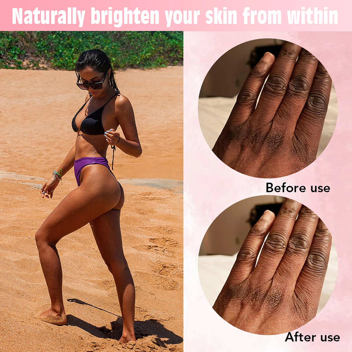 AILKE Vitamin C Glutathione Brightening Body Lotion For Dark Spots