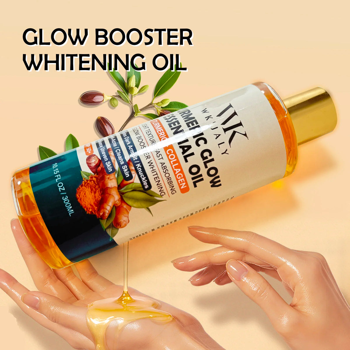 WK Jaly Moisturizing Brightening Body Oil For Smooth Radiant Skin