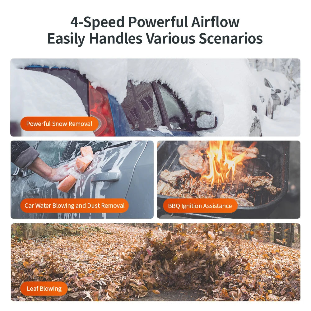 Booster TF40 Brushless Portable High Thrust Air Blower For Camping