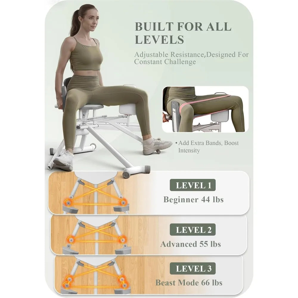 PAETA Hip Abductor Machine For Home Gym Glute Toning