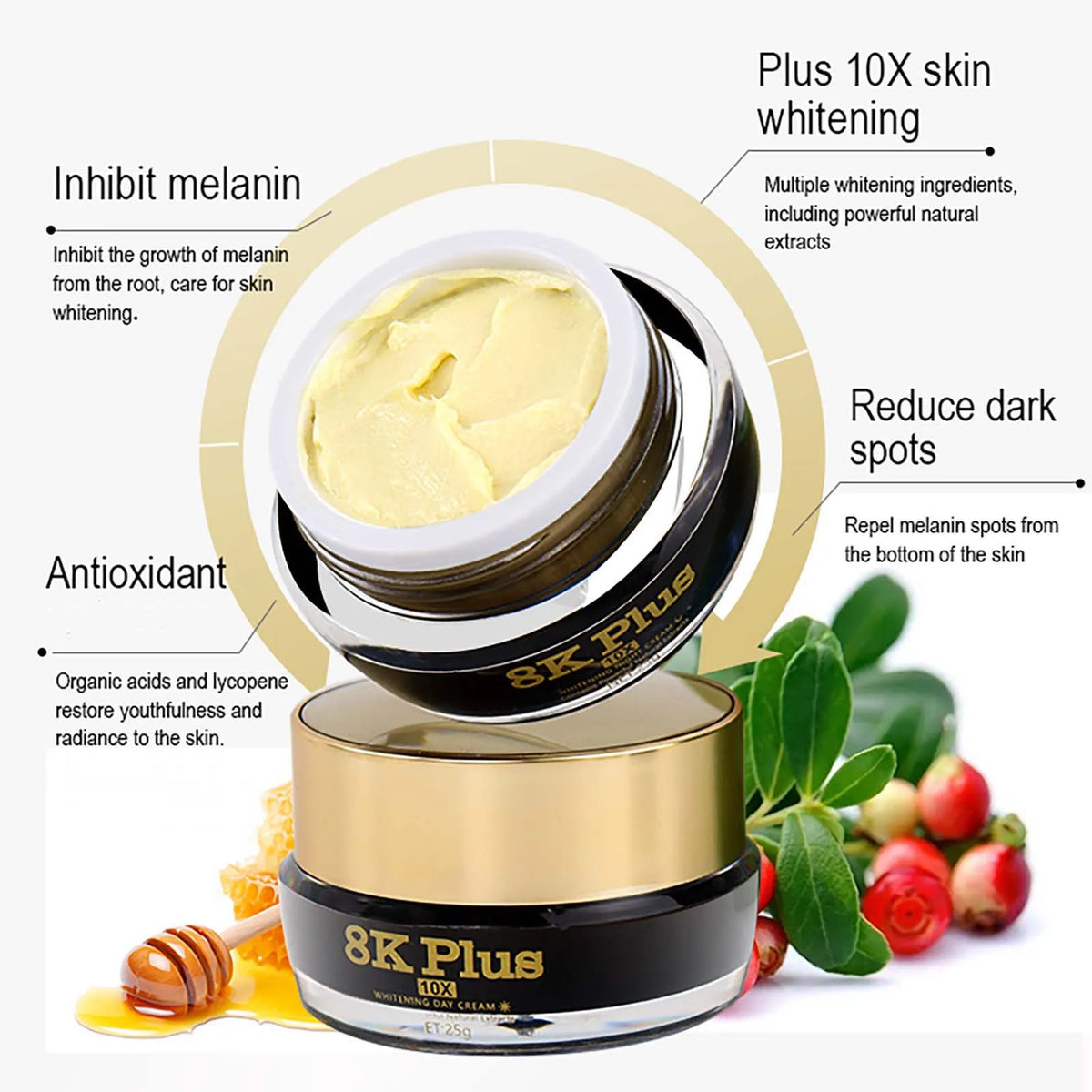 AILKE Whitening Face Cream for Dark Spots and Hyperpigmentation