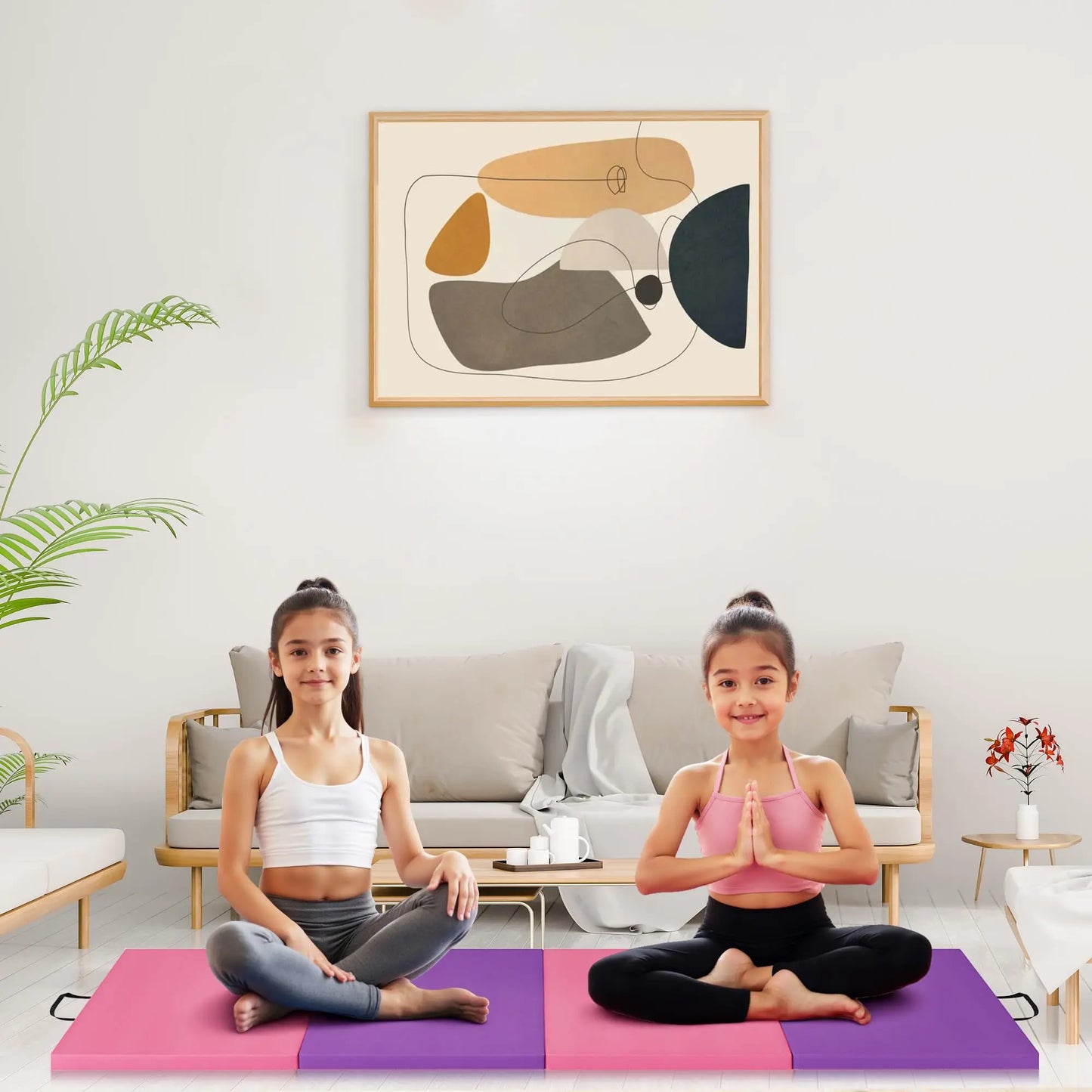 HiMISS Thick Portable Gymnastics And Yoga Exercise Mat