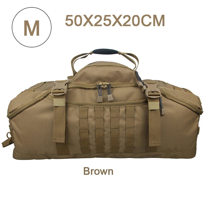 LQARMY Waterproof Travel Duffel Bag Backpack Shoulder Tote Weekend Bag