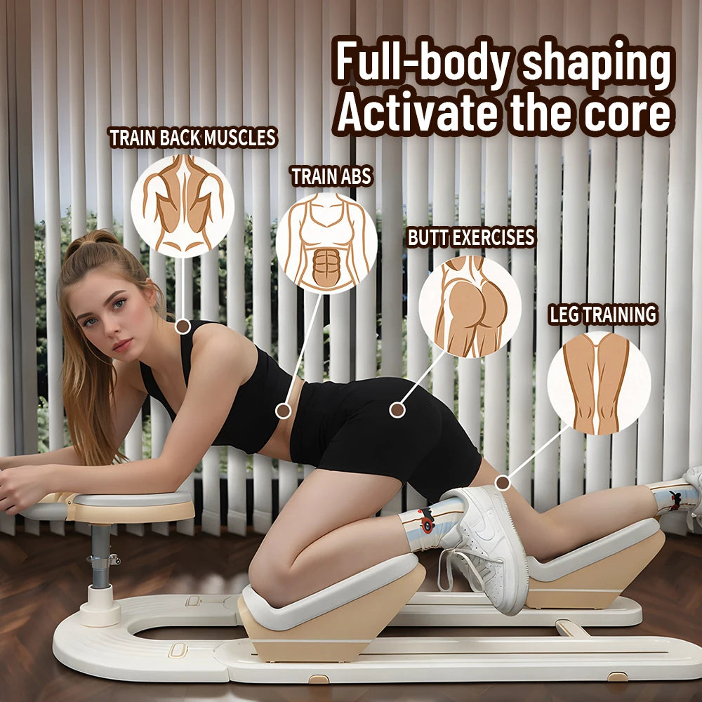 Spine Twist and Stretch Trainer for Waist Toning and Core Activation