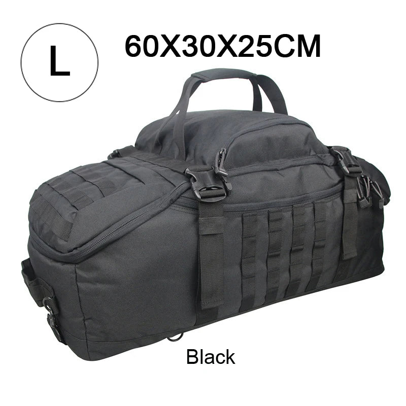 LQARMY Waterproof Travel Duffel Bag Backpack Shoulder Tote Weekend Bag