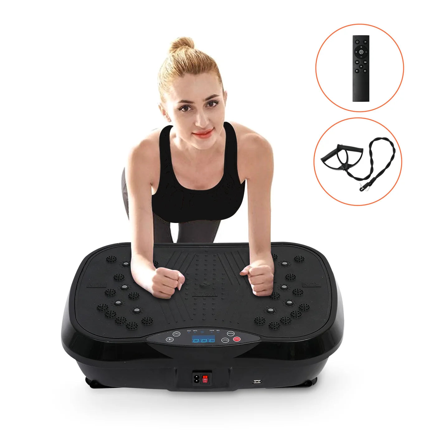 Electric Vibration Plate Exercise Machine For Home Whole Body Workout