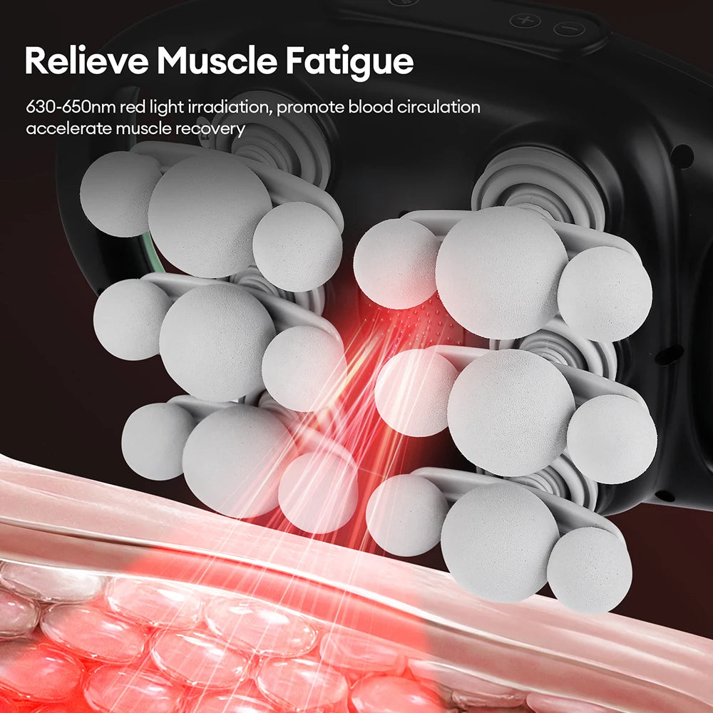 Iebilif Deep Tissue Fascia Massage Gun Red Light Massager