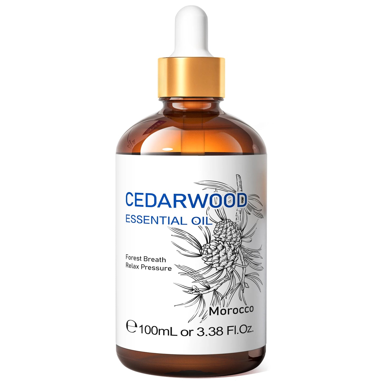 Hiqili 100 Milliliter Cedarwood Pure Essential Oil