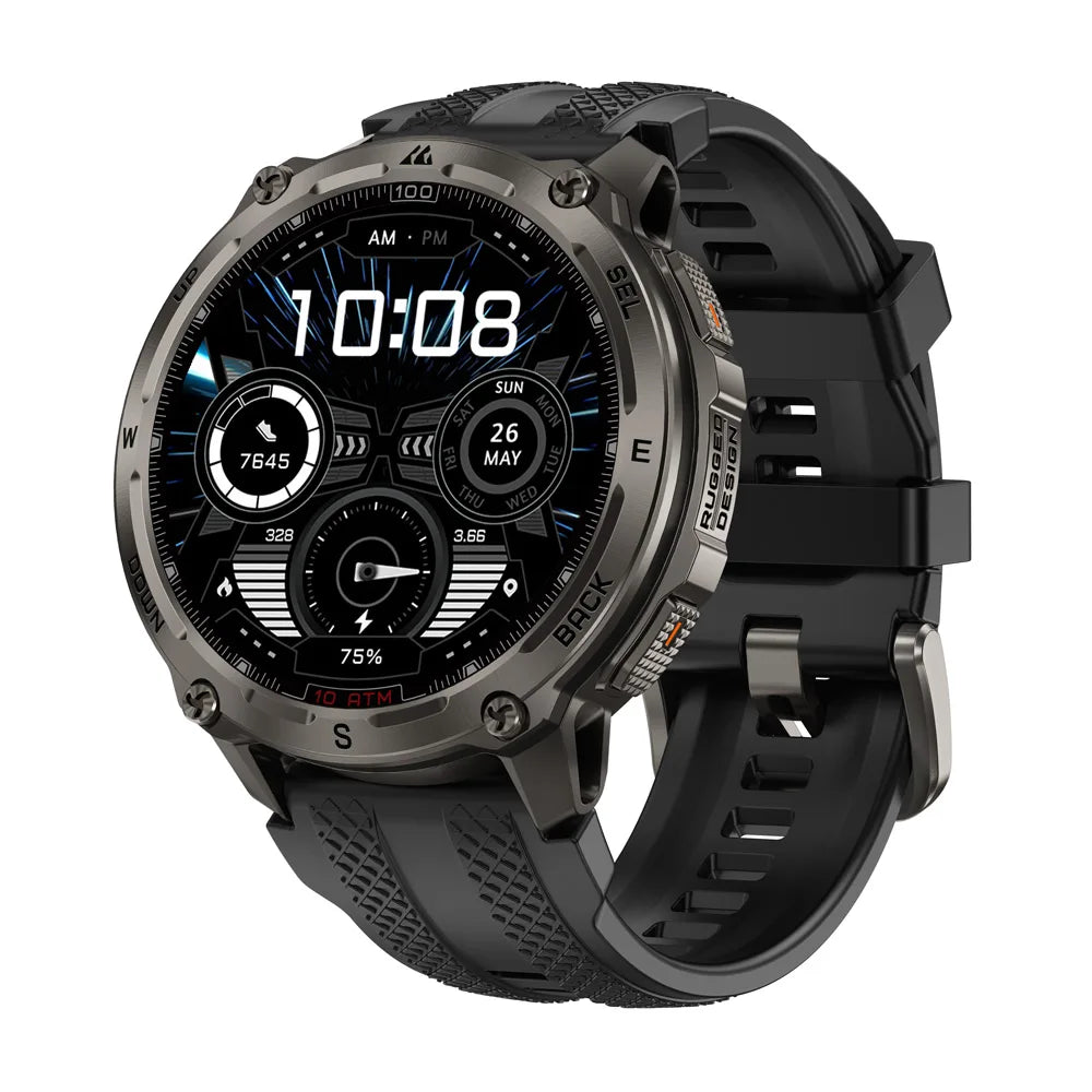 Kospet Tank T4 Smart Watch With 6Sat Gps And 10Atm Waterproof