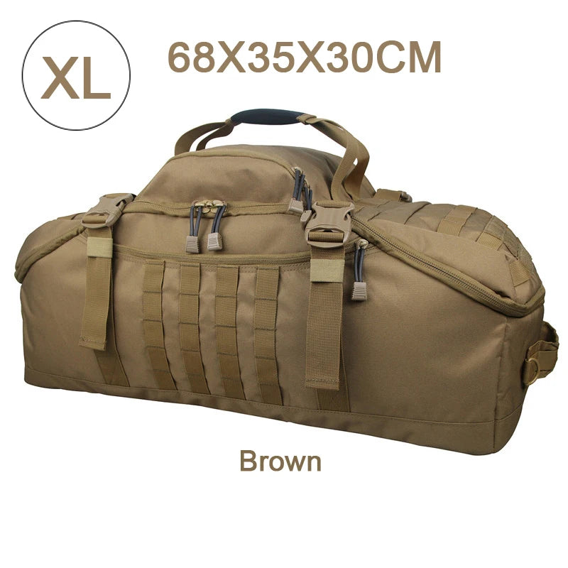 LQARMY Waterproof Travel Duffel Bag Backpack Shoulder Tote Weekend Bag