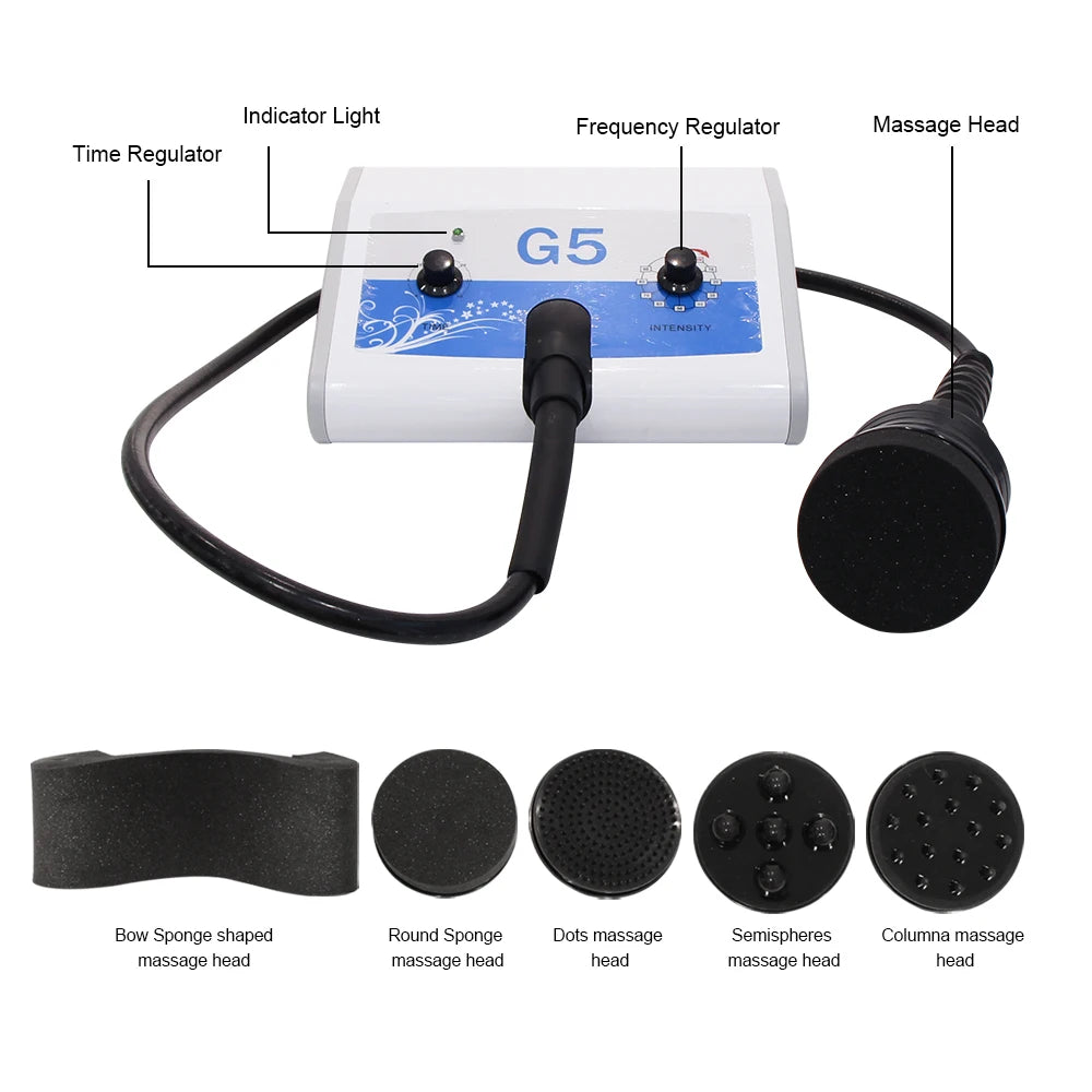 AOKO G5 Vibrating Massager Five Heads Anti Cellulite Slimming Machine