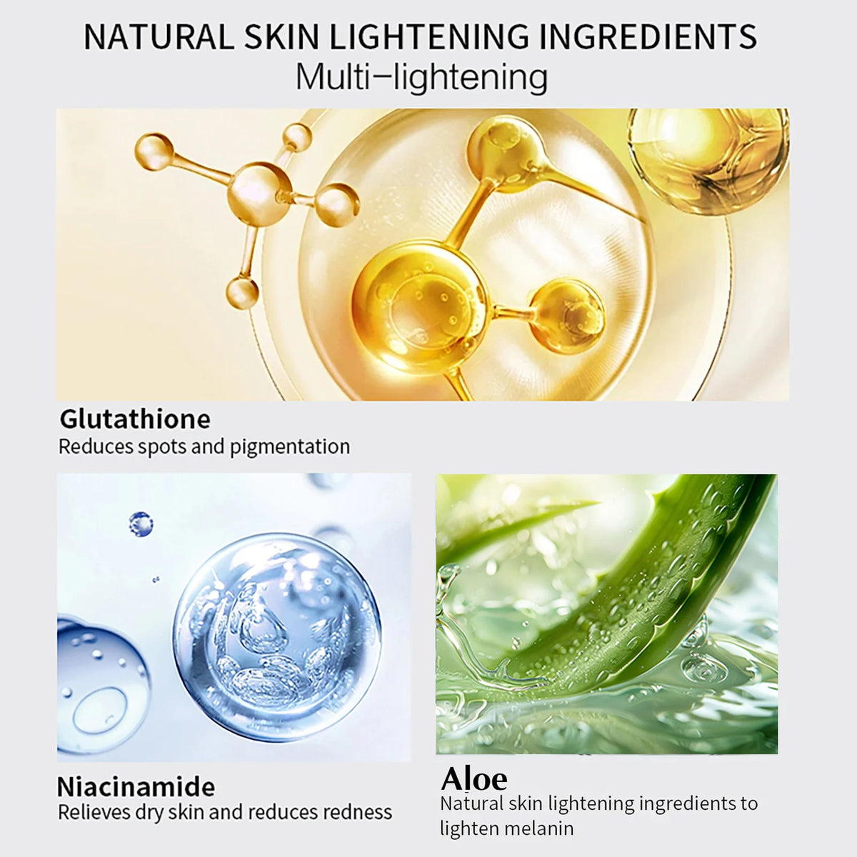 AILKE Double Glutathione Dark Spot Corrector Face Cream for Hyperpigmentation