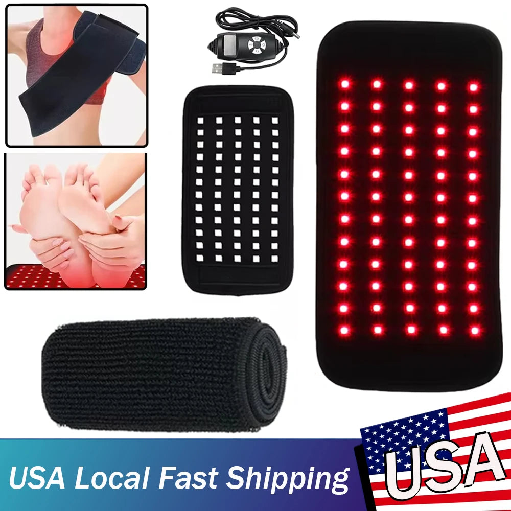LED Infrared Heat Therapy For Body Pain Relief Portable Massager