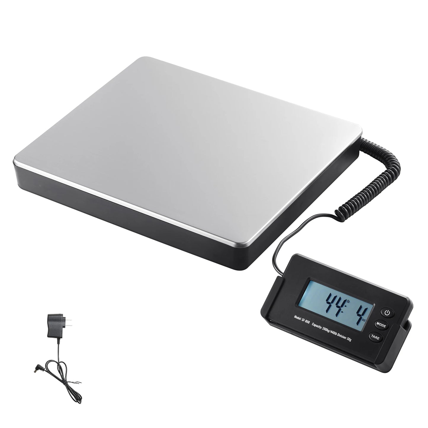 SucceBuy Digital Shipping Scale Hd Lcd Timer Tare Portable Postal Scale