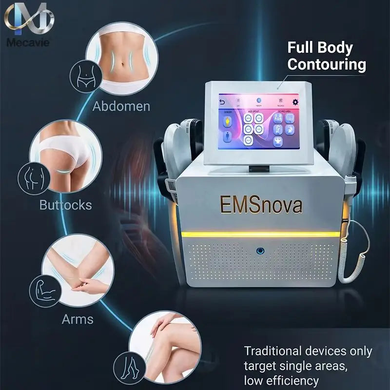 EMS Muscle Care Machine Electromagnetic Stimulation Body Contouring Toning Unit