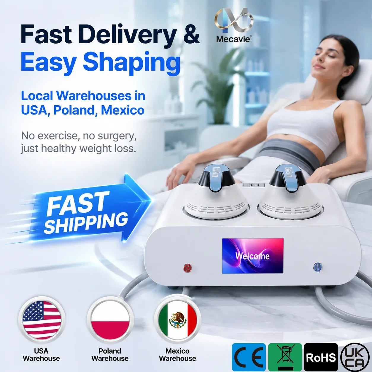 Emsnova 6500W Professional Muscle Stimulator For Body Shaping And Fat Reduction