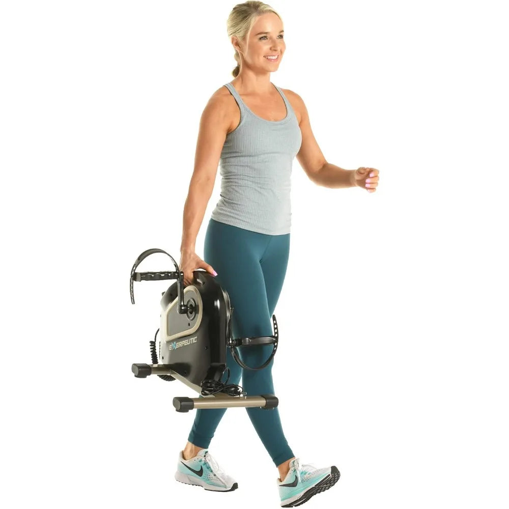 Exerpeutic Motorized Under Desk Exercise Bike 2000M for Legs