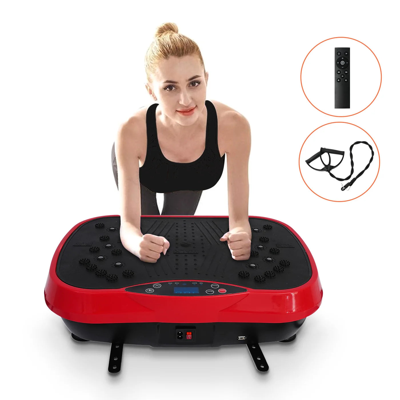 Electric Vibration Plate Exercise Machine For Home Whole Body Workout