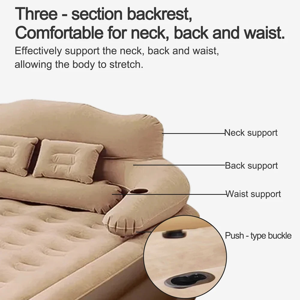 Portable Inflatable Mattress Air Bed For Camping And Indoor Use