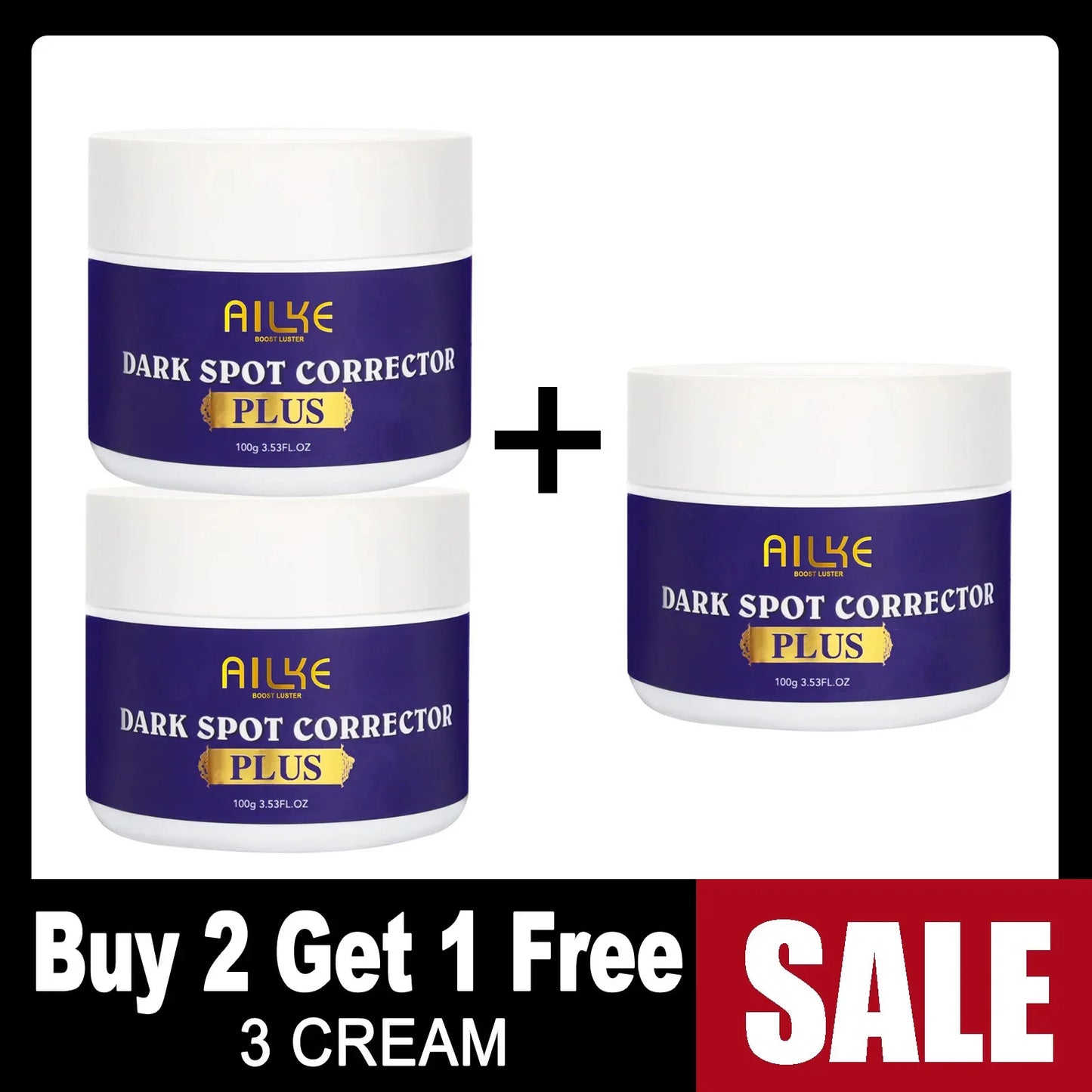 Ailke Premium Glutathione Skin Lightening Cream With Dark Spot Corrector