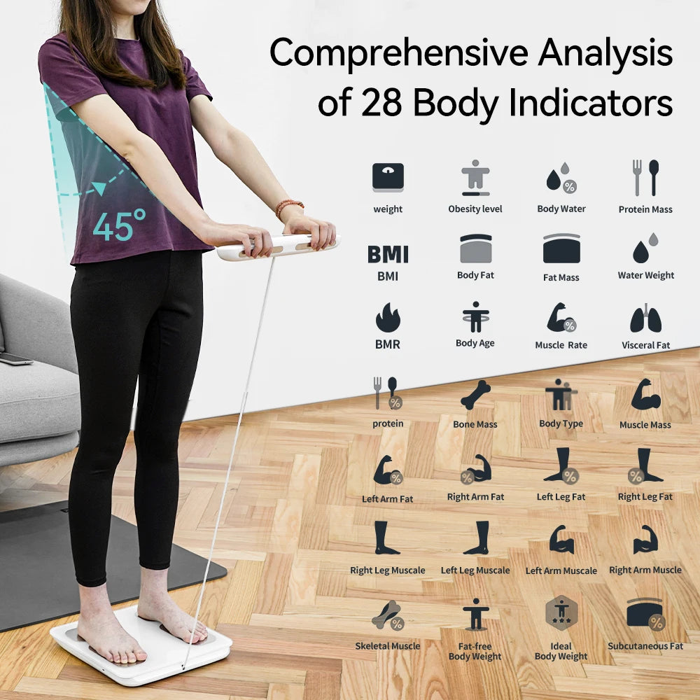 Smart Digital Scale Measuring Body Weight Fat And Muscle Mass