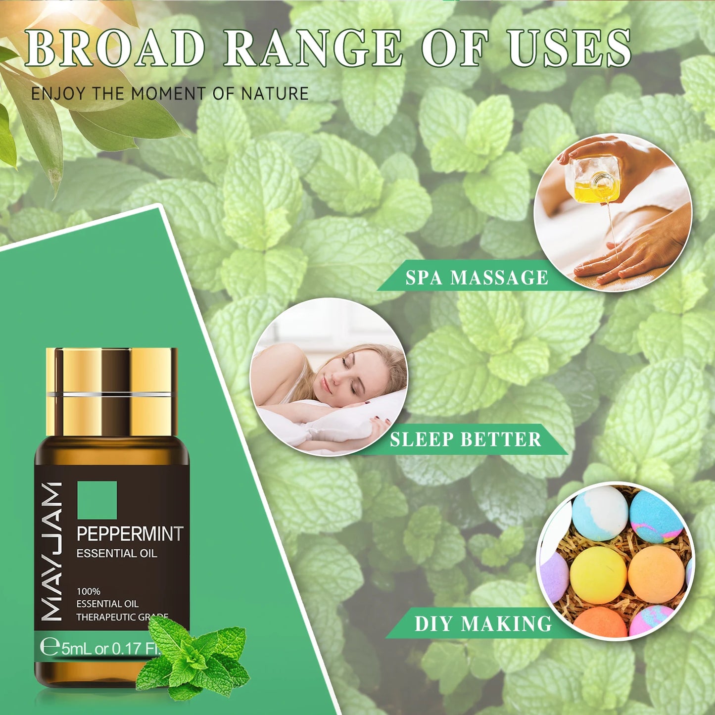 MAYJAM 35 Bottles Essential Oils Set Lavender Eucalyptus Vanilla Neroli