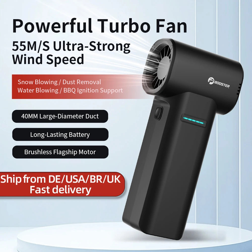Booster TF40 Brushless Portable High Thrust Air Blower For Camping