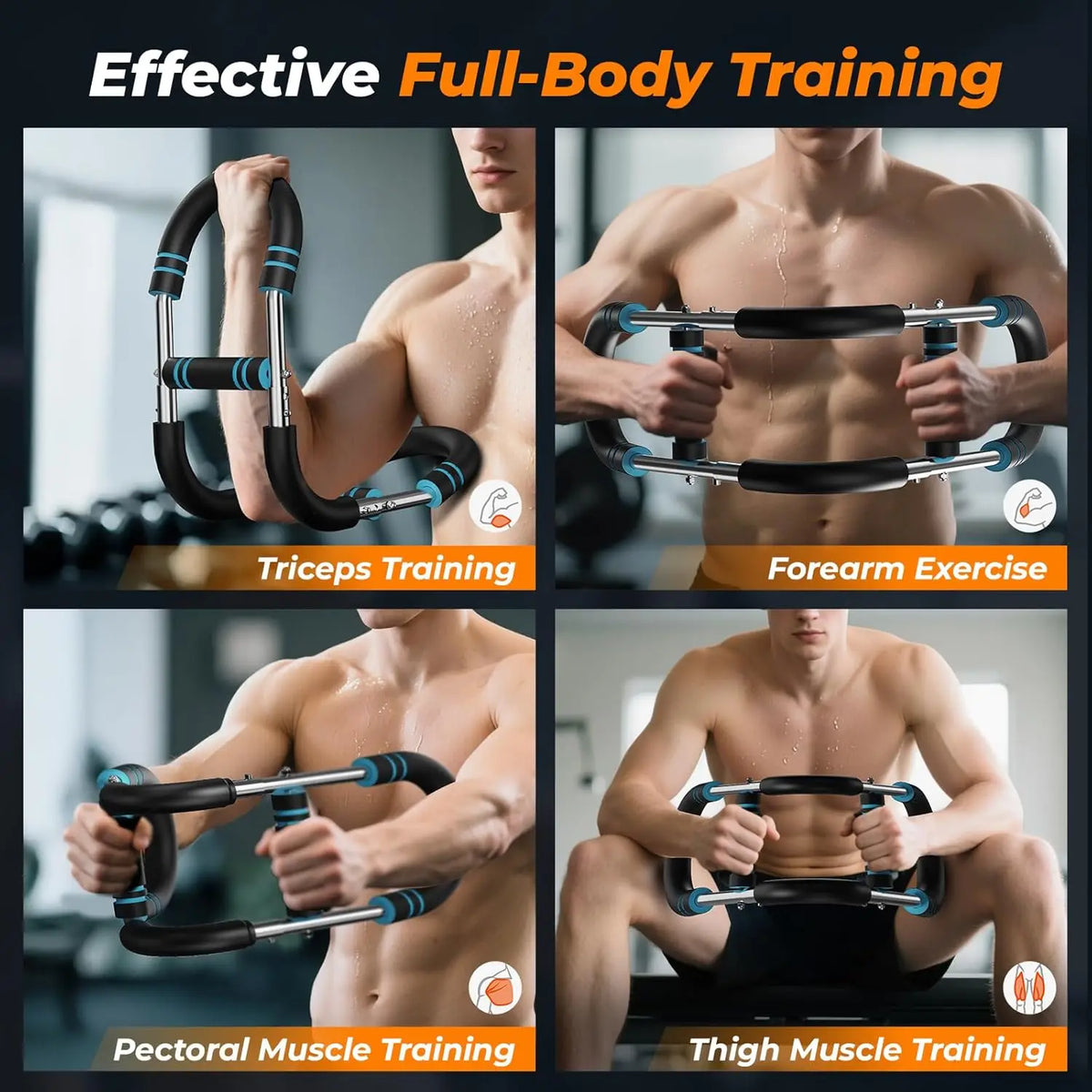 U Shape Arm Trainer Power Twister Bar for Strength Training