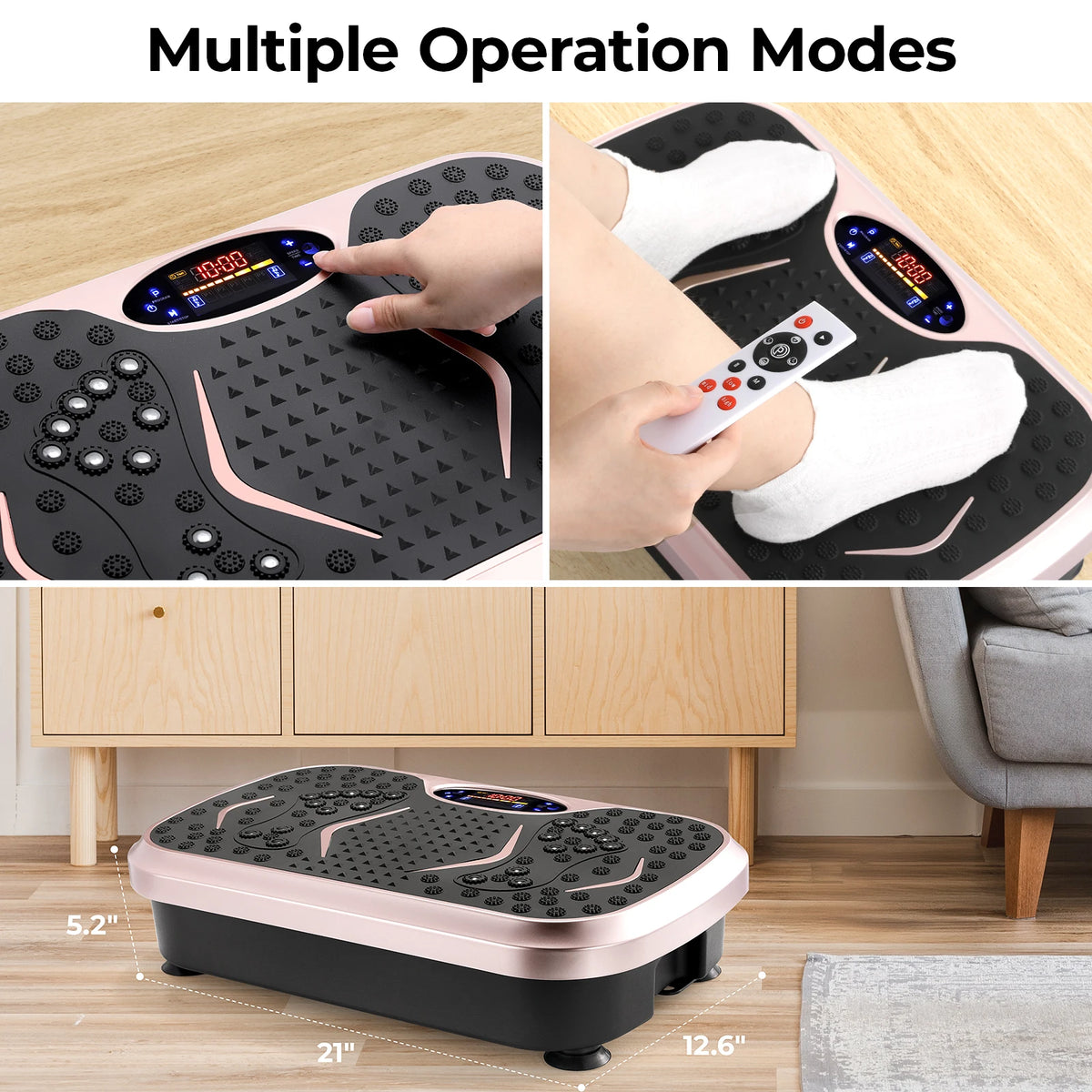 Homfa Whole Body Vibration Plate Exercise Machine Platform