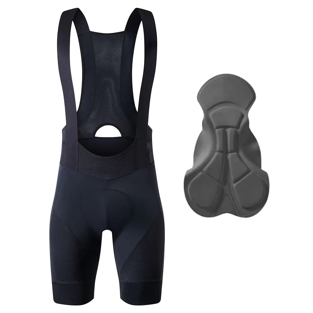YKYWBIKE Mens Padded Cycling Bib Shorts for Road Riding