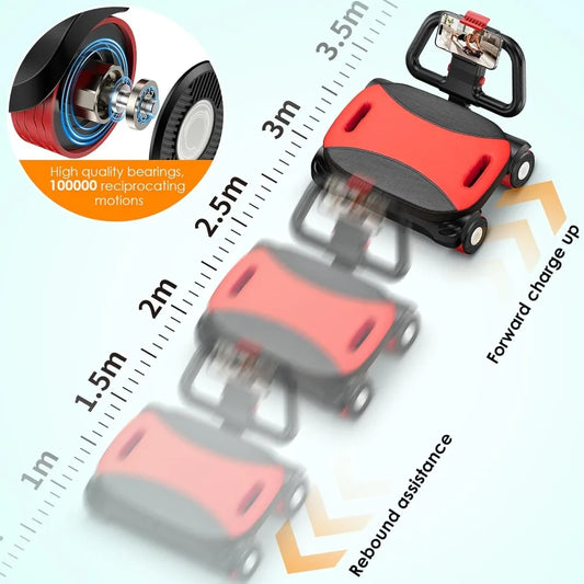YTYIN Ab Roller Wheel 4 Wheel Elbow Support Abdominal Training