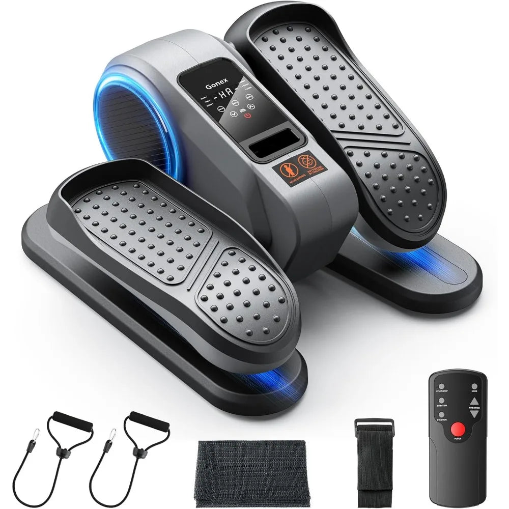 Gonex Under Desk Elliptical Exercise Machine For Seniors With Remote