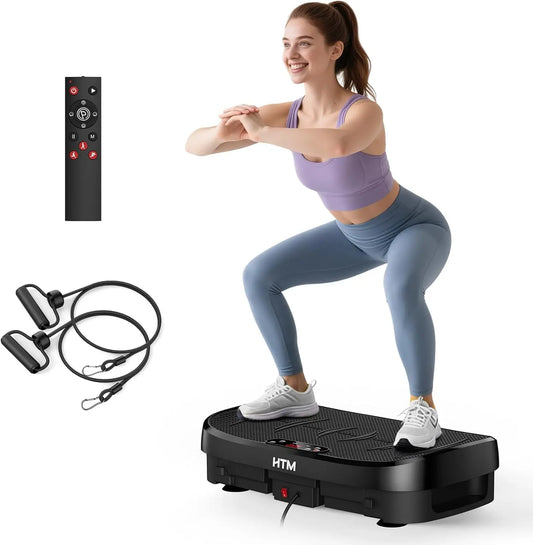 Vibration Plate Whole Body Exercise Machine With Bluetooth Remote