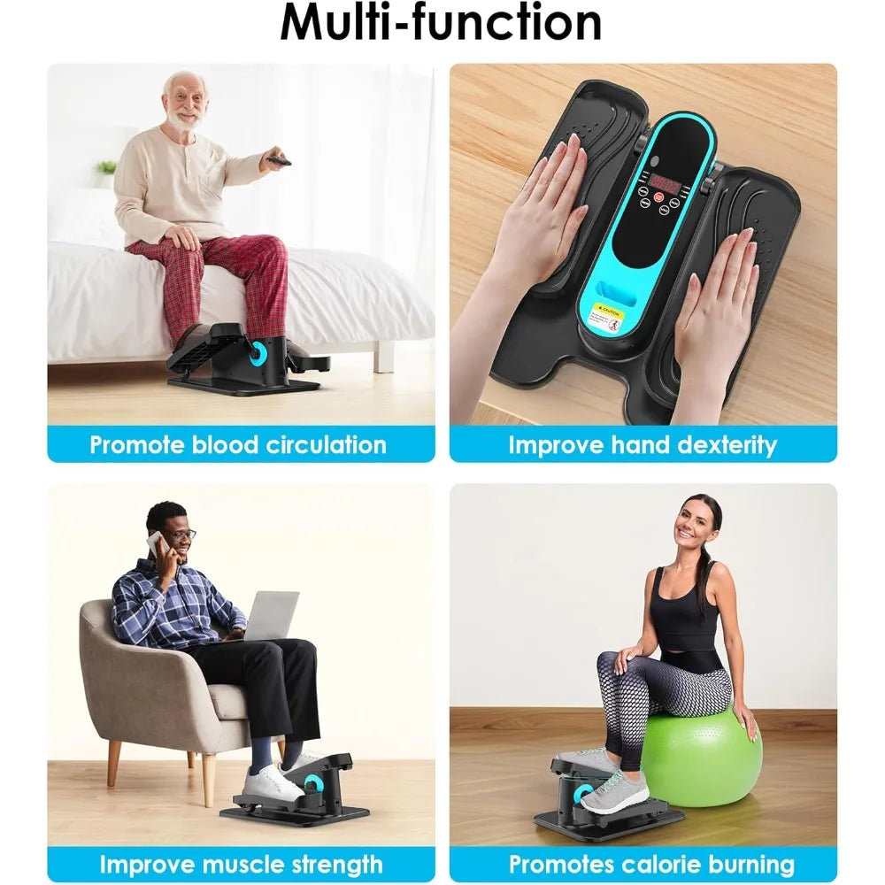 YTYIN Under Desk Elliptical Machine Portable Seated Pedal Exercise