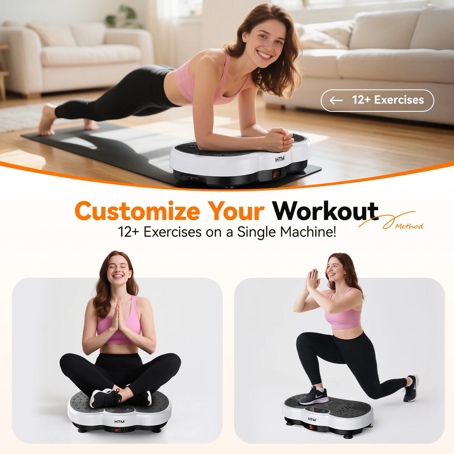 HTM Professional Whole Body Vibration Exercise Machine