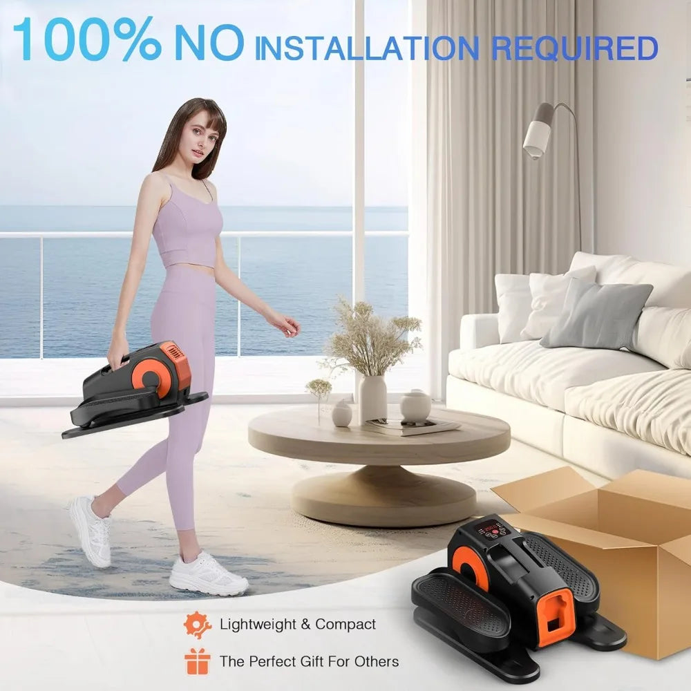 YTYIN Under Desk Elliptical Exerciser With Remote Control