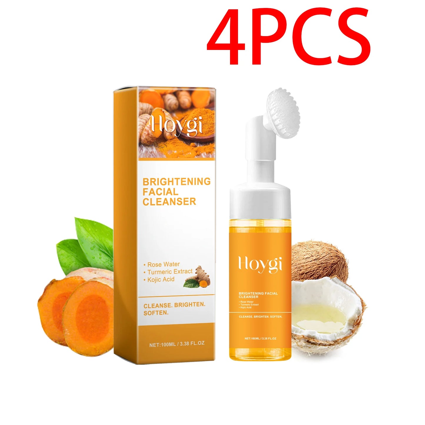 Hoygi Turmeric Kojic Acid Exfoliating Face Cleanser