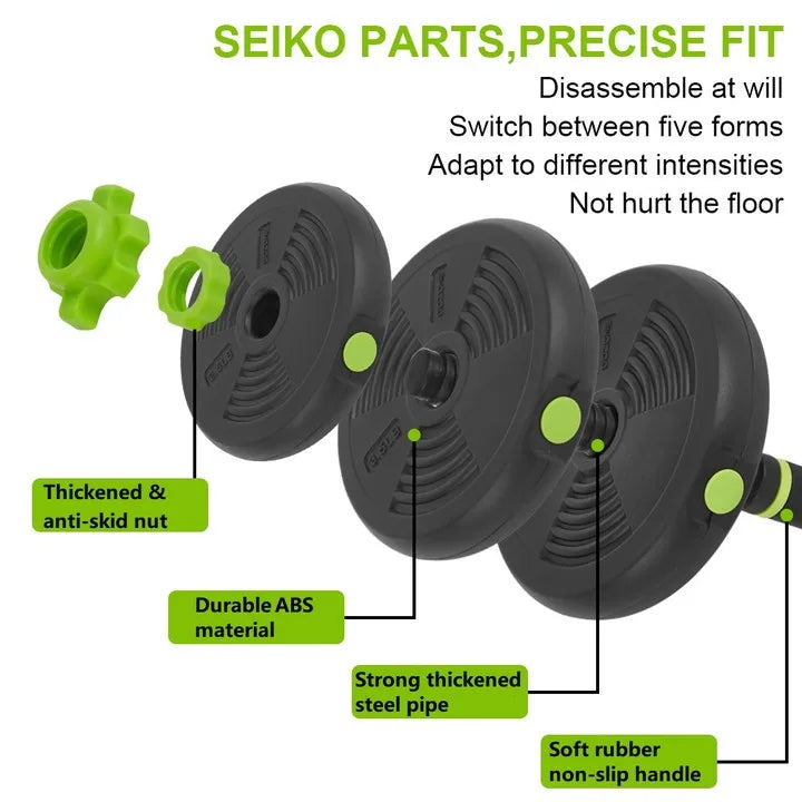 Twister.Ck Adjustable Dumbbell 4 In 1 Weight Set With Connector