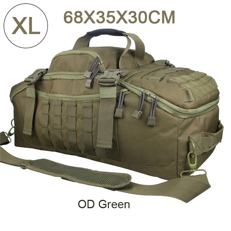 LQARMY Waterproof Travel Duffel Bag Backpack Shoulder Tote Weekend Bag