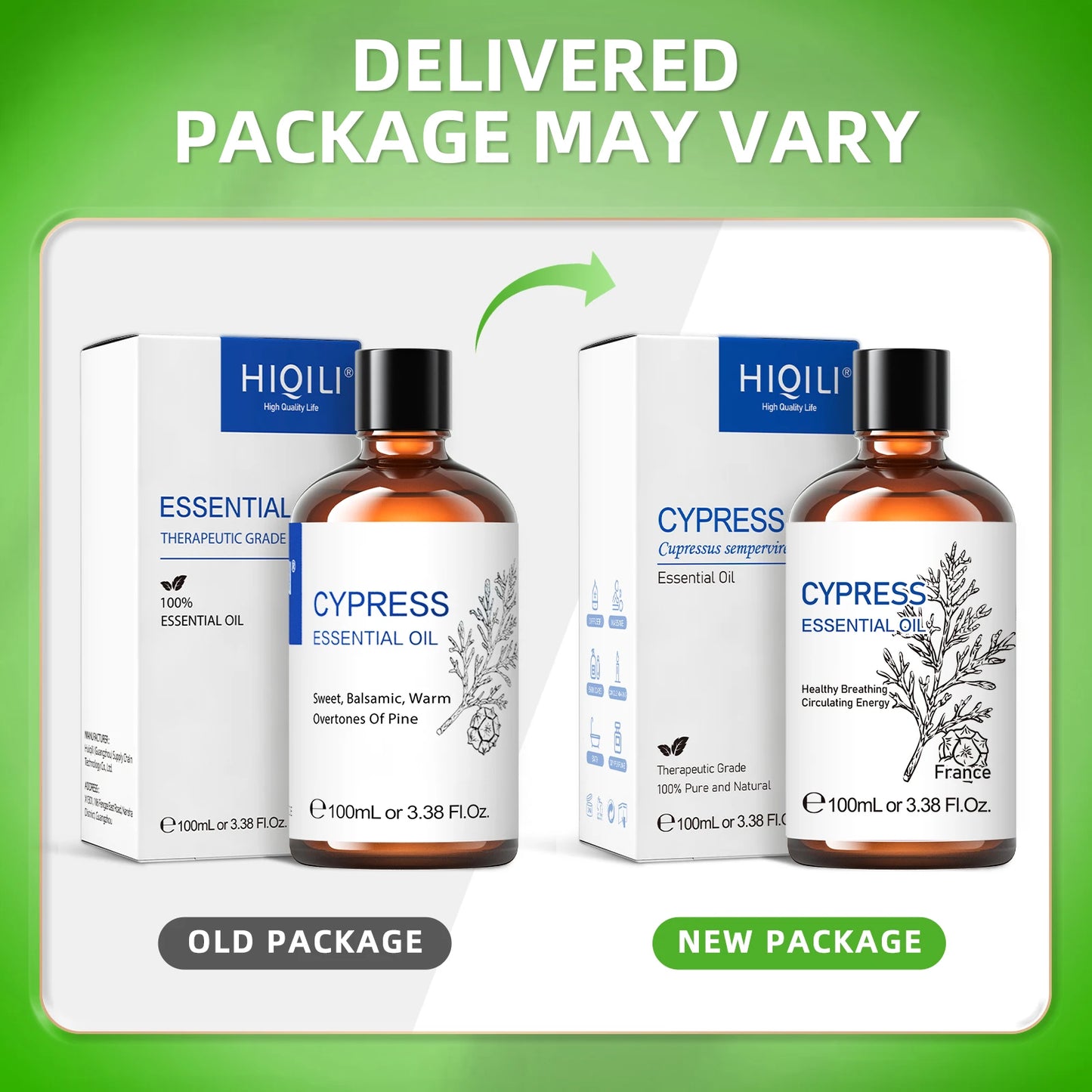 Hiqili 100Ml Pure Cypress Essential Oil