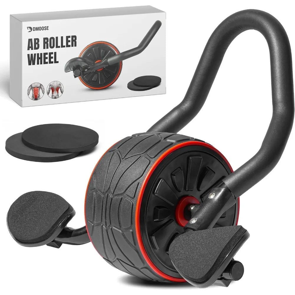 DMoose Fitness Ab Roller with Elbow Support and Knee Pads