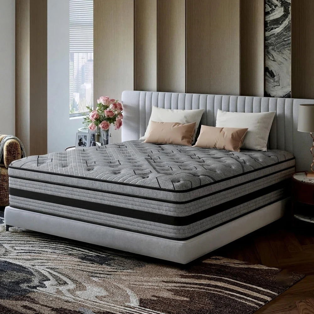 Medium Firm Foam And Spring Hybrid Mattress