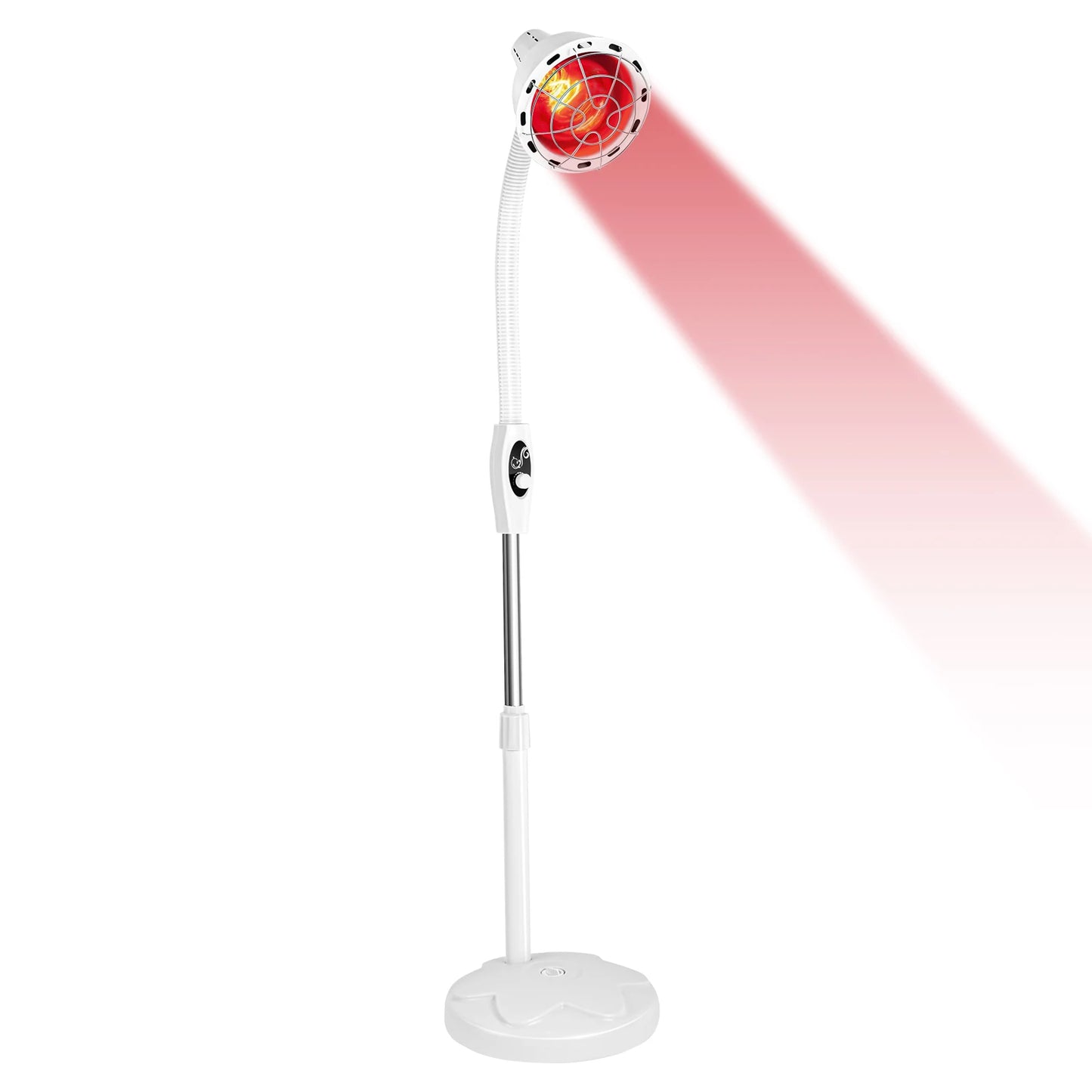 Bymaocar 275W Infrared Light Lamp for Pain Relief and Skin