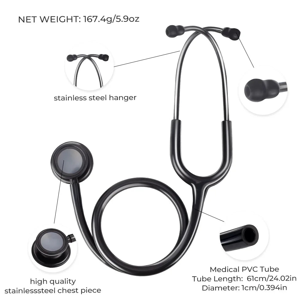 Xceefit Professional Double Sided Stethoscope Medical Grade Cardiology Tool