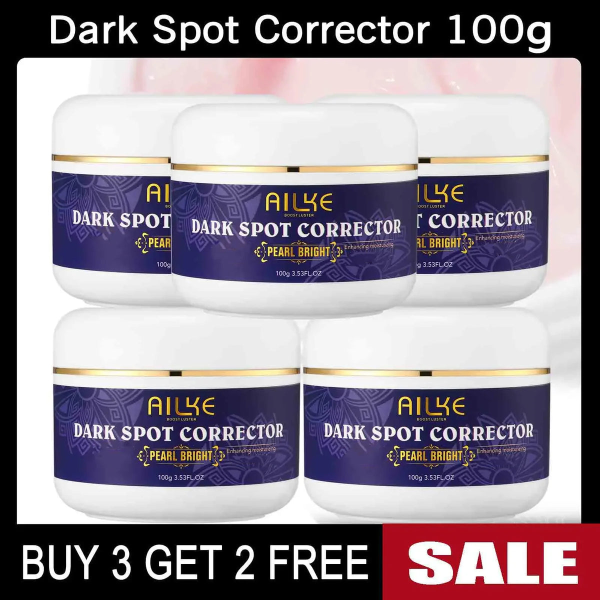 AILKE Double Glutathione Dark Spot Corrector Face Cream for Hyperpigmentation