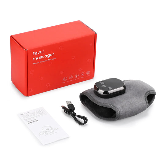 Moajaza Electric Ankle Massager With 5 Level Hot Compress Ankle Brace
